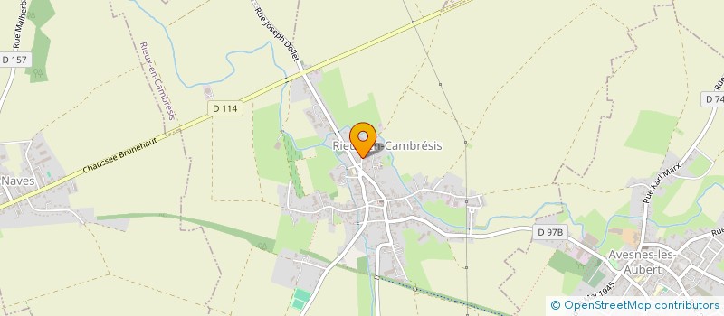 localisation de l'entreprise MONSIEUR FREDERIC BEAUVOIS  RIEUX-EN-CAMBRESIS