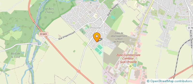 localisation de l'entreprise MONSIEUR FREDERIC BECARD  PROVILLE