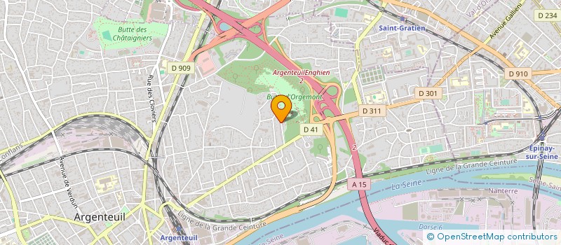 localisation de l'entreprise MONSIEUR FREDERIC BECHECLOUX  ARGENTEUIL