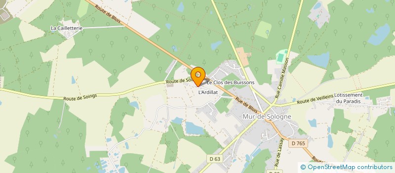 localisation de l'entreprise MONSIEUR FREDERIC BECKER  MUR-DE-SOLOGNE