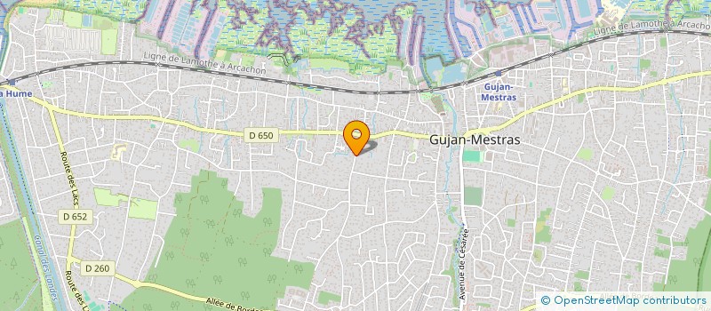 localisation de l'entreprise MONSIEUR FREDERIC BEDIN  GUJAN-MESTRAS