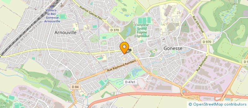 localisation de l'entreprise MONSIEUR FREDERIC BEDOUET  GONESSE