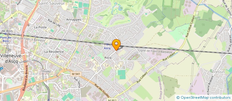 localisation de l'entreprise MONSIEUR FREDERIC BEGHIN à VILLENEUVE-D'ASCQ