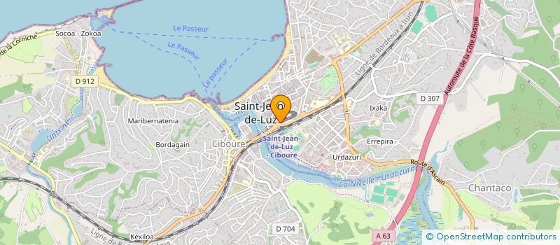 localisation de l'entreprise MONSIEUR FREDERIC BEIGBEDER à SAINT-JEAN-DE-LUZ