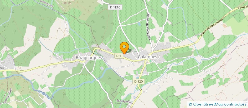 localisation de l'entreprise MONSIEUR FREDERIC BELIARD DE BEAUPRE  GALARGUES