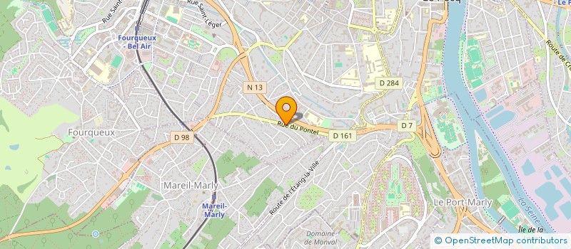 localisation de l'entreprise MONSIEUR FREDERIC BELLANGER  SAINT-GERMAIN-EN-LAYE