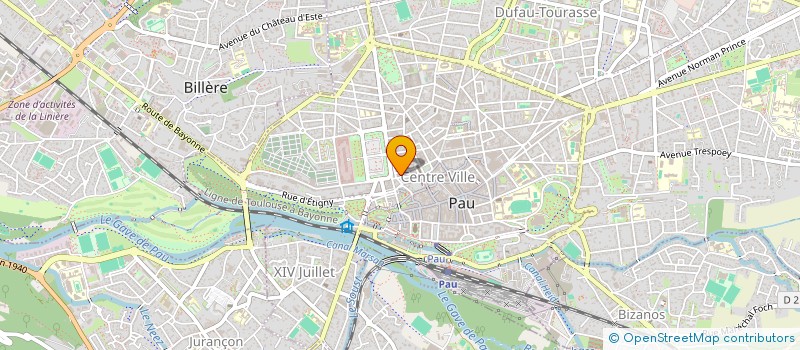 localisation de l'entreprise MONSIEUR FREDERIC BELLEGARDE à PAU