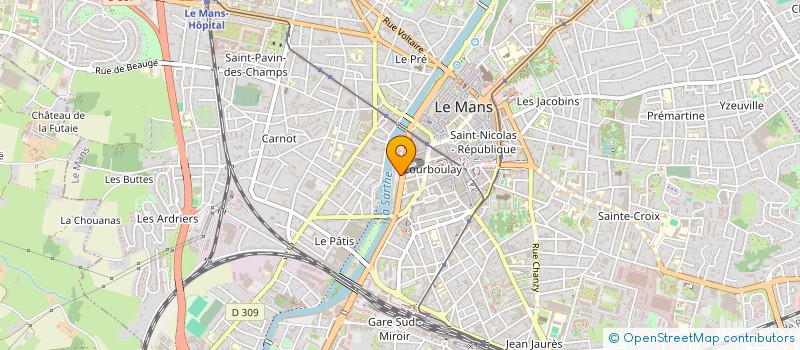 localisation de l'entreprise MONSIEUR FREDERIC BELLENGUEZ  LE MANS