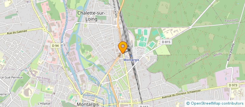 localisation de l'entreprise MONSIEUR FREDERIC BELLEROPHON à MONTARGIS