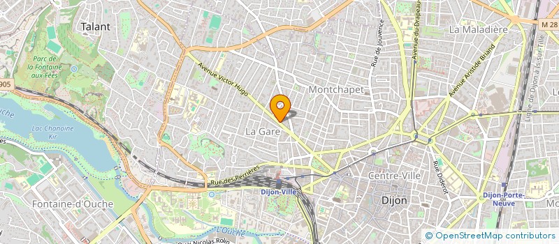 localisation de l'entreprise MONSIEUR FREDERIC BELLIER à DIJON