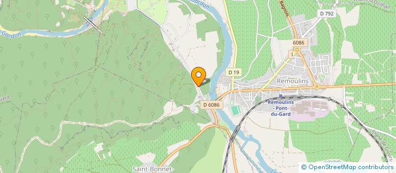 localisation de l'entreprise MONSIEUR FREDERIC BELOT  REMOULINS