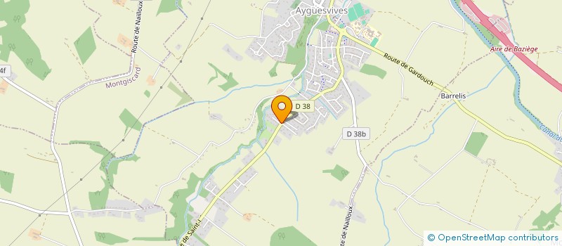 localisation de l'entreprise MONSIEUR FREDERIC BELTRAN  AYGUESVIVES