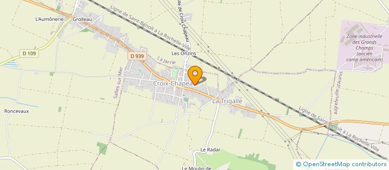 localisation de l'entreprise MONSIEUR FREDERIC BENARD  CROIX-CHAPEAU