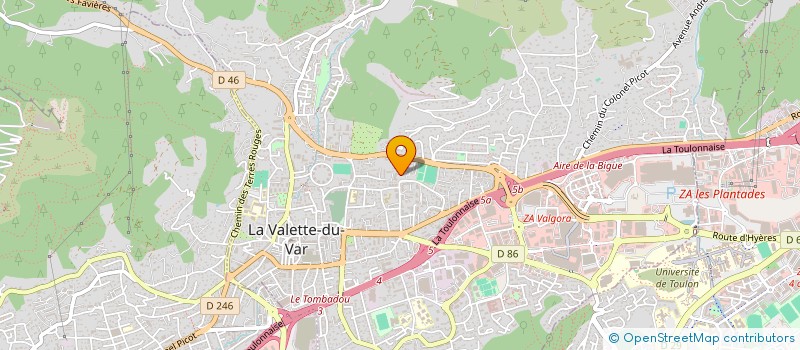 localisation de l'entreprise MONSIEUR FREDERIC BENCIVENNI  LA VALETTE-DU-VAR