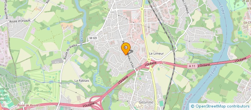 localisation de l'entreprise MONSIEUR FREDERIC BENETEAU à LA CHAPELLE-SUR-ERDRE