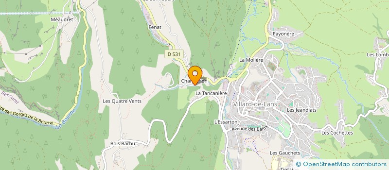 localisation de l'entreprise MONSIEUR FREDERIC BENGUEDOUAR  LANS-EN-VERCORS