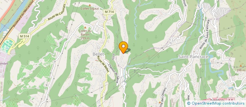 localisation de l'entreprise MONSIEUR FREDERIC BENINATI  COLOMARS