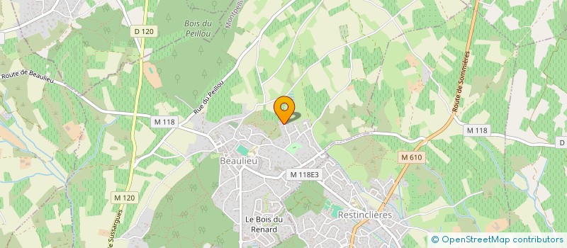 localisation de l'entreprise MONSIEUR FREDERIC BENITEZ CASTRO à BEAULIEU