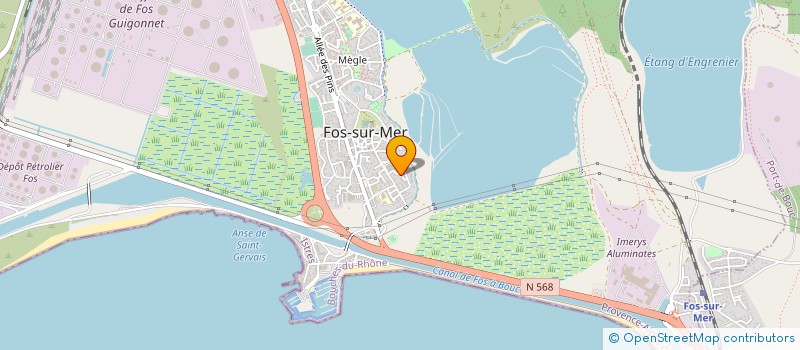 localisation de l'entreprise MONSIEUR FREDERIC BENOIT à FOS-SUR-MER