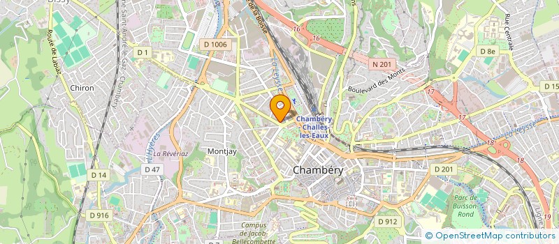 localisation de l'entreprise MONSIEUR FREDERIC BENOIT à CHAMBERY