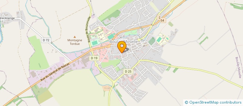 localisation de l'entreprise MONSIEUR FREDERIC BENTZ à BOULAY-MOSELLE