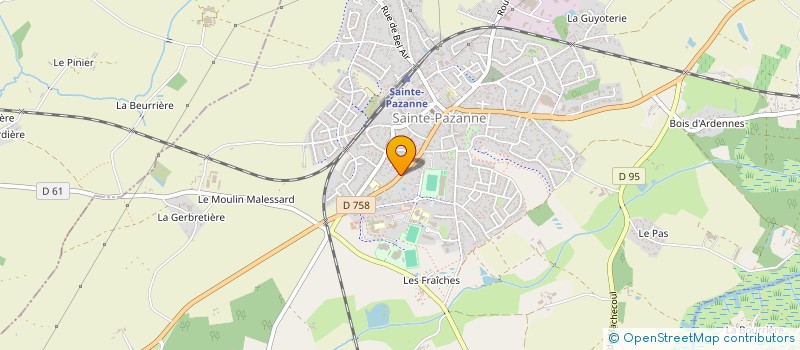 localisation de l'entreprise MONSIEUR FREDERIC BEQUIGNON à SAINTE-PAZANNE