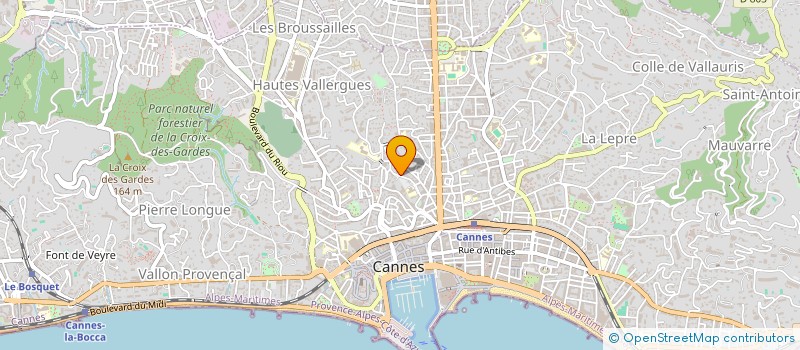 localisation de l'entreprise MONSIEUR FREDERIC BERARD à CANNES