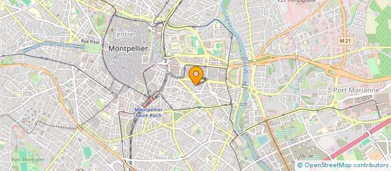localisation de l'entreprise MONSIEUR FREDERIC BERENGUER à MONTPELLIER