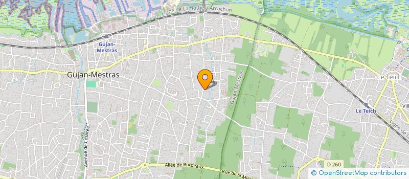 localisation de l'entreprise MONSIEUR FREDERIC BERGANDI  GUJAN-MESTRAS