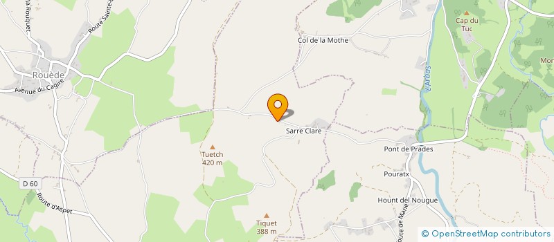 localisation de l'entreprise MONSIEUR FREDERIC BERGER à CASTELBIAGUE