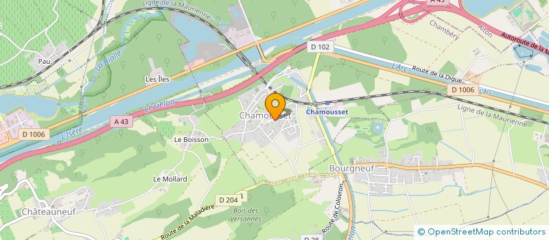 localisation de l'entreprise MONSIEUR FREDERIC BERGIN à CHATEAUNEUF