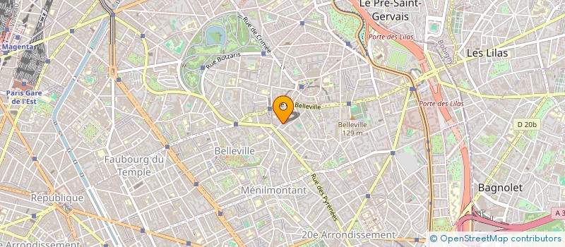 localisation de l'entreprise MONSIEUR FREDERIC BERGUE  PARIS