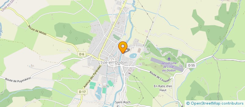 localisation de l'entreprise MONSIEUR FREDERIC BERIA à CASTELGAILLARD