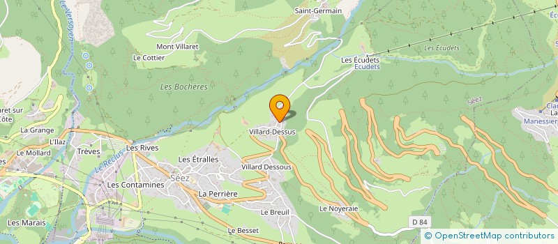 localisation de l'entreprise MONSIEUR FREDERIC BERJOAN  MONTVALEZAN