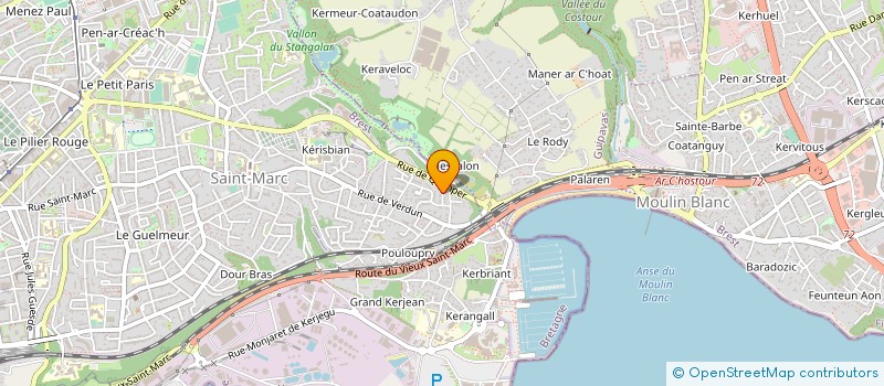 localisation de l'entreprise MONSIEUR FREDERIC BERNA à BREST
