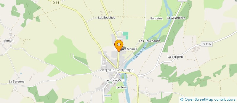 localisation de l'entreprise MONSIEUR FREDERIC BERNARD à VICQ-SUR-GARTEMPE
