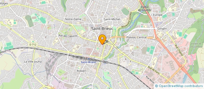 localisation de l'entreprise MONSIEUR FREDERIC BERNARD à SAINT-BRIEUC