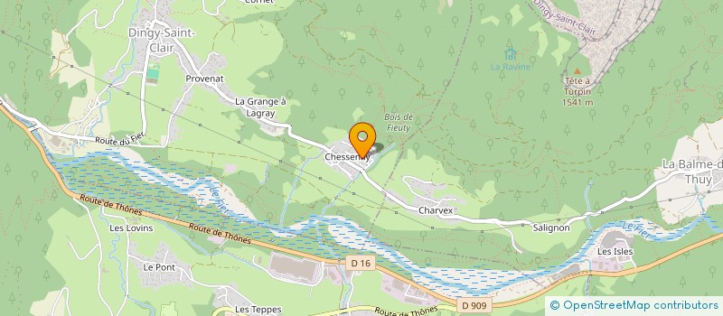 localisation de l'entreprise MONSIEUR FREDERIC BERNARD  DINGY-SAINT-CLAIR