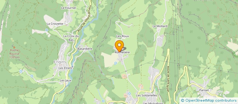 localisation de l'entreprise MONSIEUR FREDERIC BERNARD  SAINT-NIZIER-DU-MOUCHEROTTE