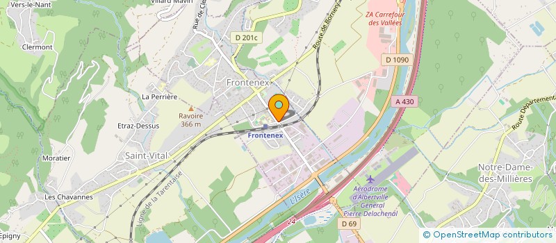 localisation de l'entreprise MONSIEUR FREDERIC BERNARD à FRONTENEX