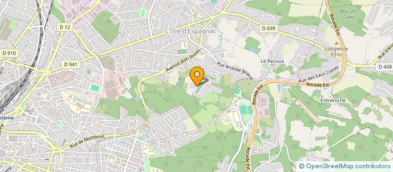 localisation de l'entreprise MONSIEUR FREDERIC BERNARD  L'ISLE-D'ESPAGNAC