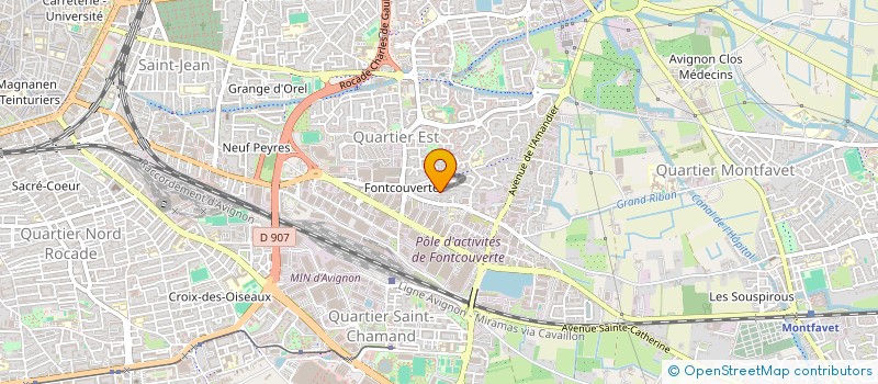 localisation de l'entreprise MONSIEUR FREDERIC BERNARD  AVIGNON