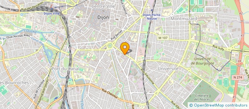 localisation de l'entreprise MONSIEUR FREDERIC BERNARD à DIJON