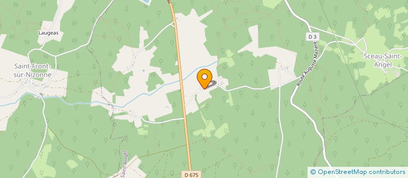 localisation de l'entreprise MONSIEUR FREDERIC BERNARD  SCEAU-SAINT-ANGEL