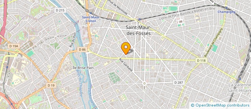 localisation de l'entreprise MONSIEUR FREDERIC BERNARDI à SAINT-MAUR-DES-FOSSES