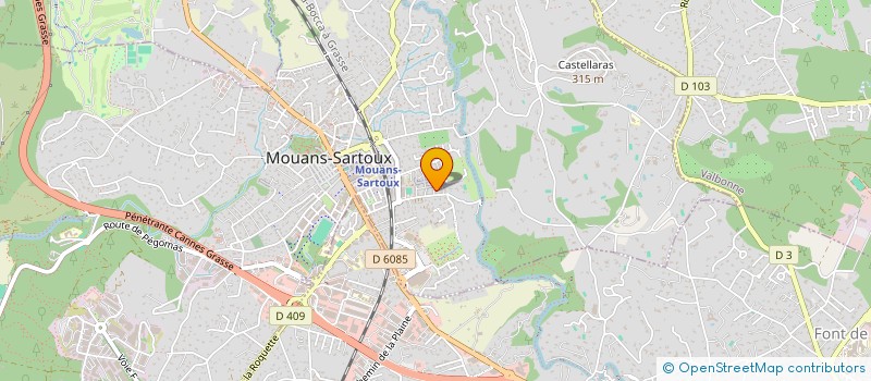 localisation de l'entreprise MONSIEUR FREDERIC BERNARDOT  MOUANS-SARTOUX