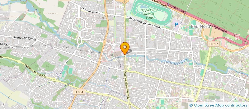 localisation de l'entreprise MONSIEUR FREDERIC BERNATET  LONS