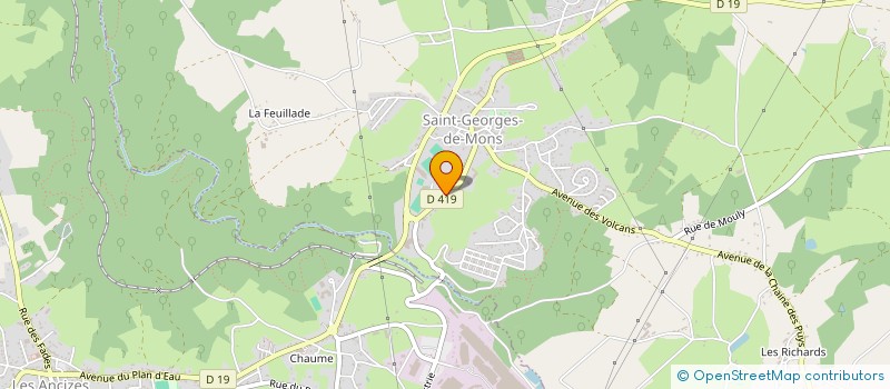 localisation de l'entreprise MONSIEUR FREDERIC BEROUHARD  SAINT-GEORGES-DE-MONS