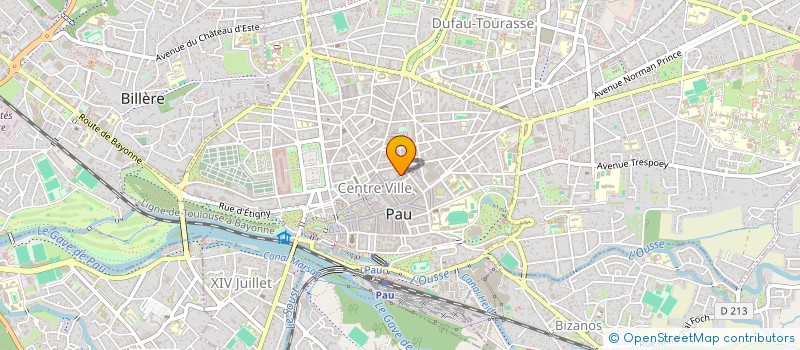 localisation de l'entreprise MONSIEUR FREDERIC BERTAILS à PAU