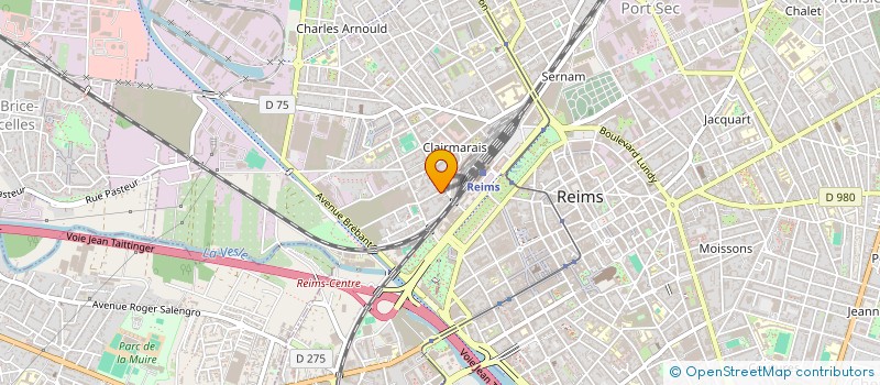 localisation de l'entreprise MONSIEUR FREDERIC BERTAUX à REIMS